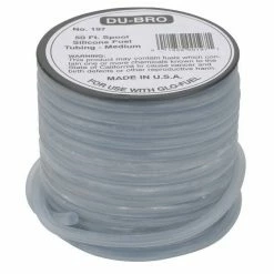 Dubro Products Silicone Fuel Blue Tubing, Medium, 50'