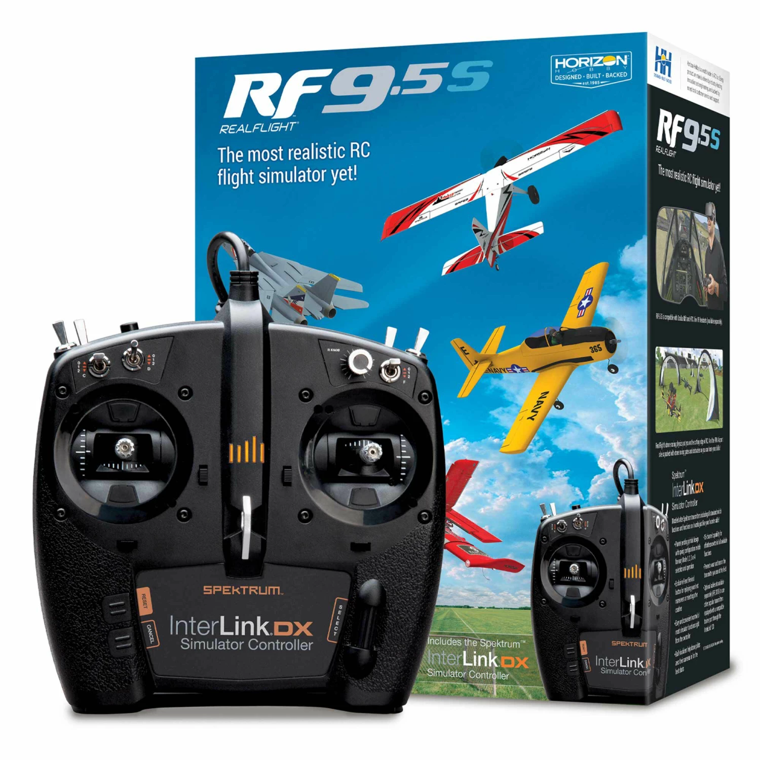 RealFlight 9.5S RC Flight Sim with InterLink Controller 1 RealFlight 9.5S RC Flight Sim with InterLink Controller