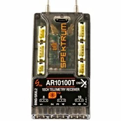 Spektrum AR10100T DSMX 10-Channel Telemetry Receiver -RC Helicopters Sales Store SPMAR10100T A3 0Y3YY538