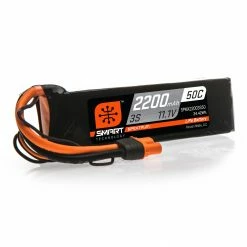 Spektrum 11.1V 2200mAh 3S 50C Smart LiPo Battery: IC3