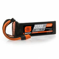 Spektrum 14.8V 2200mAh 4S 100C Smart LiPo Battery: IC3