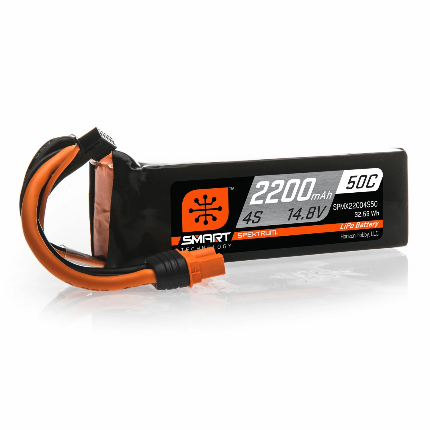 Spektrum 14.8V 2200mAh 4S 50C Smart LiPo Battery: IC3 1 Spektrum 14.8V 2200mAh 4S 50C Smart LiPo Battery: IC3