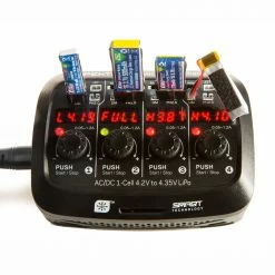 Spektrum S44 Micro 4-port AC/DC 1S LiPo Smart Charger -RC Helicopters Sales Store SPMXC1040 A9 1WX85HL3
