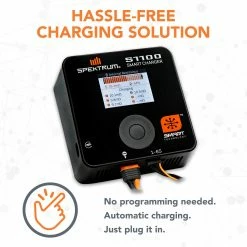 Spektrum Smart S1100 AC Charger 1x100W -RC Helicopters Sales Store SPMXC1080 A17 AO7J857K