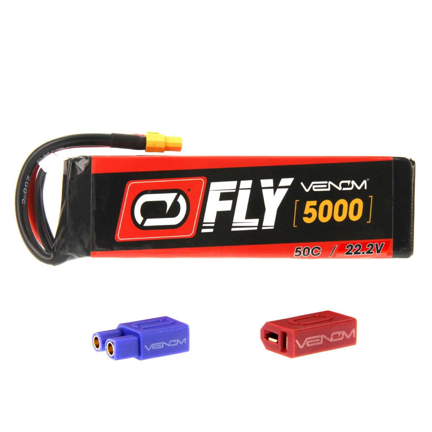 Venom 22.2V 5000mAh 6S 50C FLY LiPo Battery: UNI 2.0 Plug 1 Venom 22.2V 5000mAh 6S 50C FLY LiPo Battery: UNI 2.0 Plug