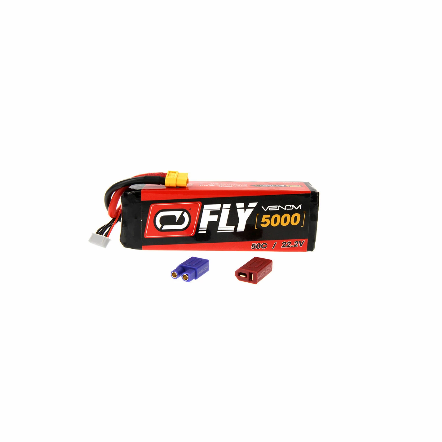 Venom 22.2V 5000mAh 6S 50C FLY LiPo Battery: UNI 2.0 Plug 2 Venom 22.2V 5000mAh 6S 50C FLY LiPo Battery: UNI 2.0 Plug - Image 2